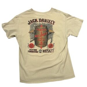 Jack Daniels Tan Graphic Tee